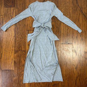 Topshop Tie Waist Maxi Dress NWT